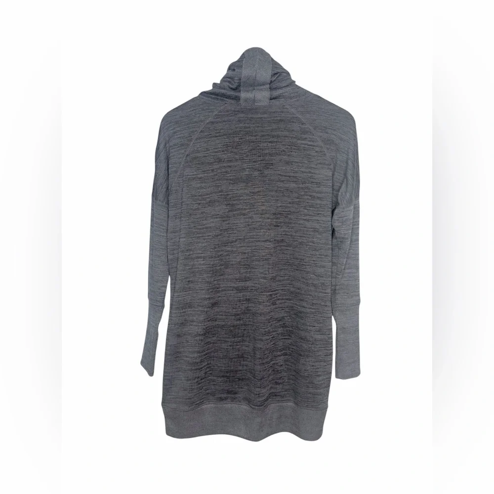 Athleta Cozy Cowl Neck Pullover Sweater - Charcoal